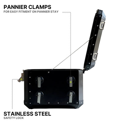 Aluminium Panniers for KTM 390 Adventure 2025