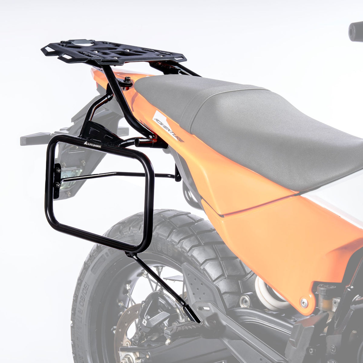 Pannier Stay + Top Rack (Tour Plus Rack Plate) for 2025 KTM 390 Adventure R/X/S | Auto Engina