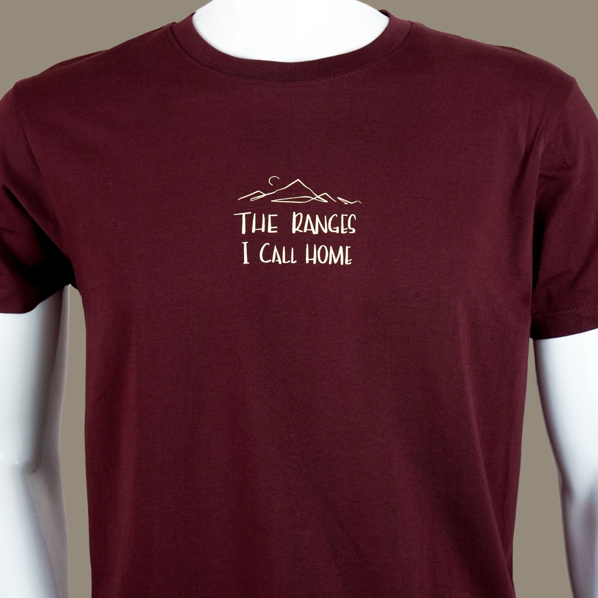 Ranges I Call Home T-shirt | Maroon | Engina Lifestyle