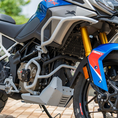 Crash Guard (Mirage Silver) for TVS Apache RTX 300 | Auto Engina