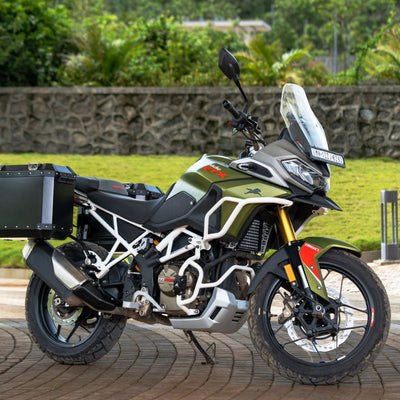 Crash Guard (Gloss White) for TVS Apache RTX 300 | Auto Engina