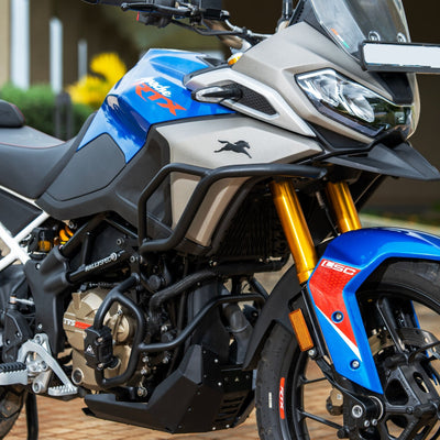 Crash Guard (Textured Black) for TVS Apache RTX 300 | Auto Engina