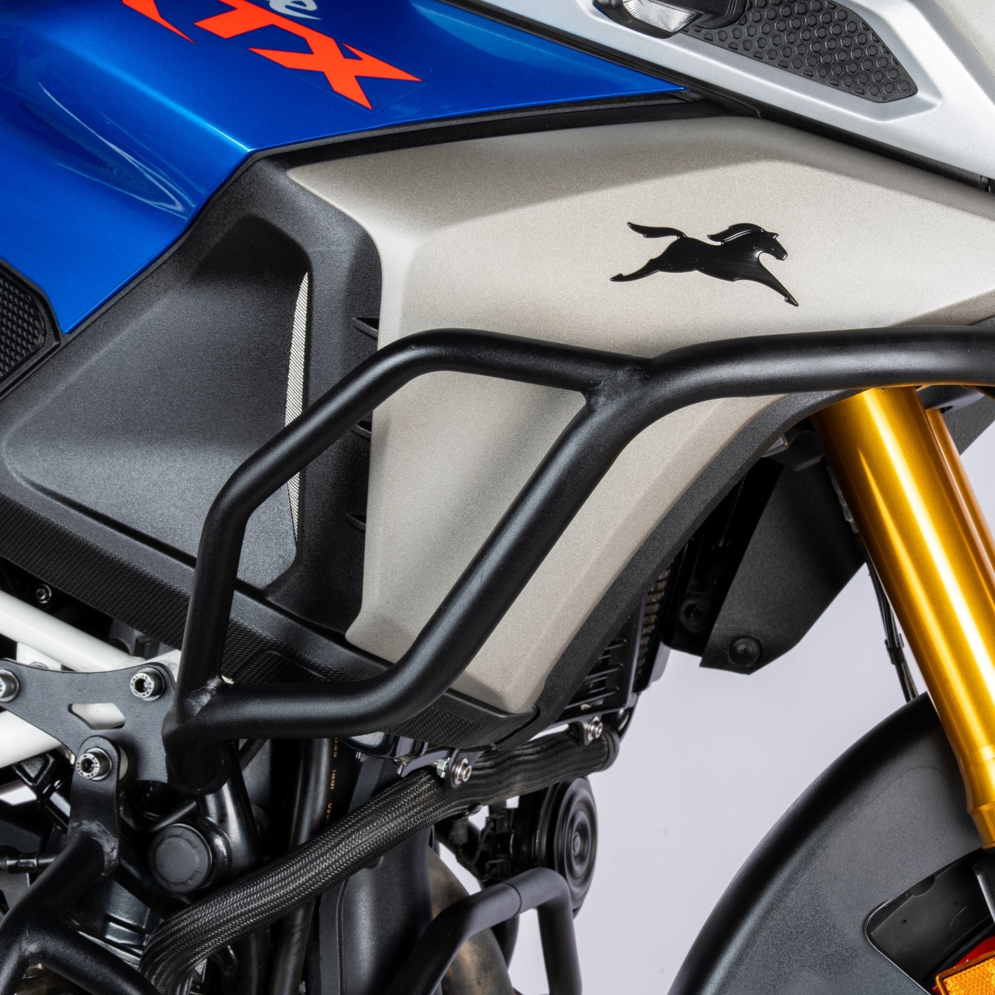Crash Guard (Textured Black) for TVS Apache RTX 300 | Auto Engina