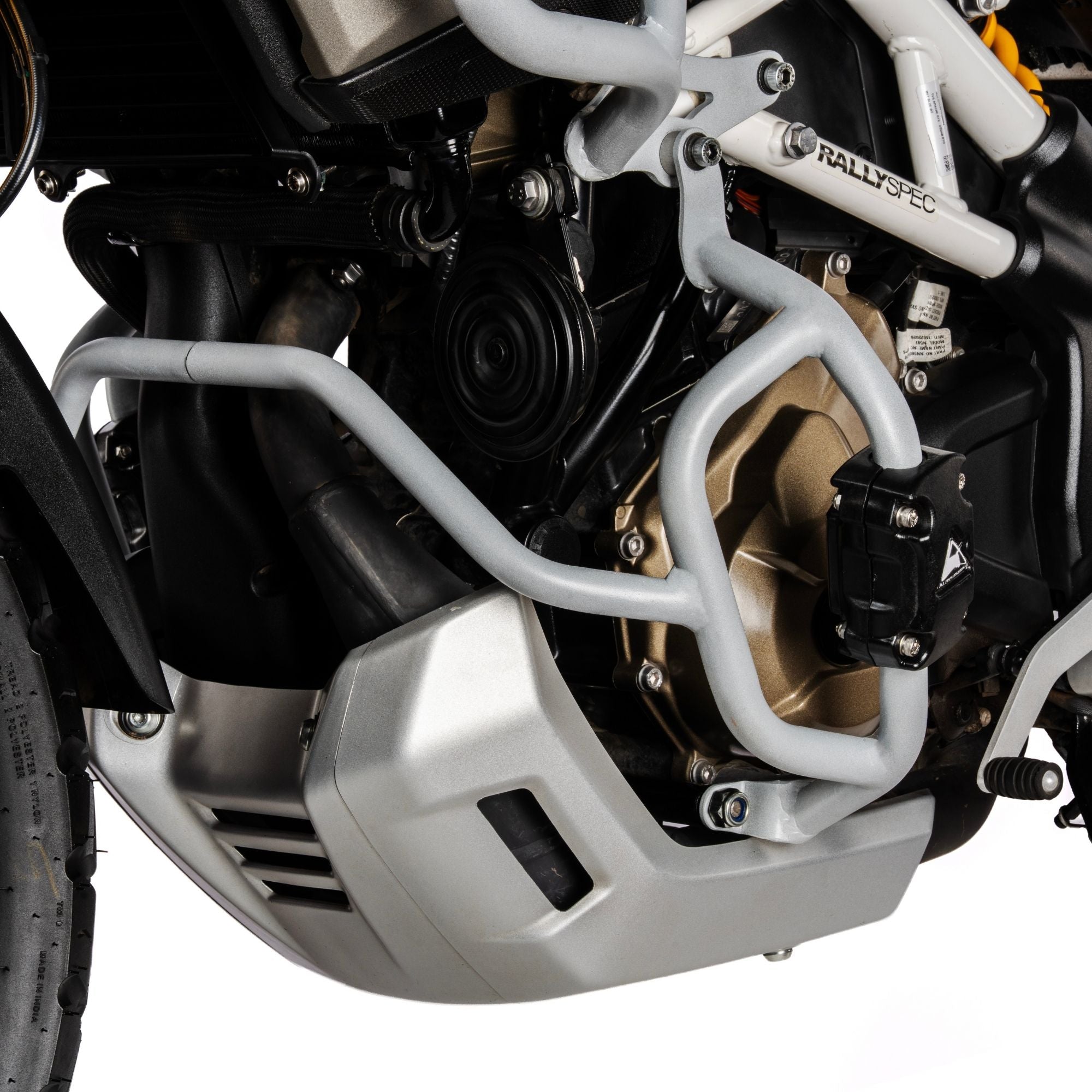 Crash Guard (Mirage Silver) for TVS Apache RTX 300 | Auto Engina