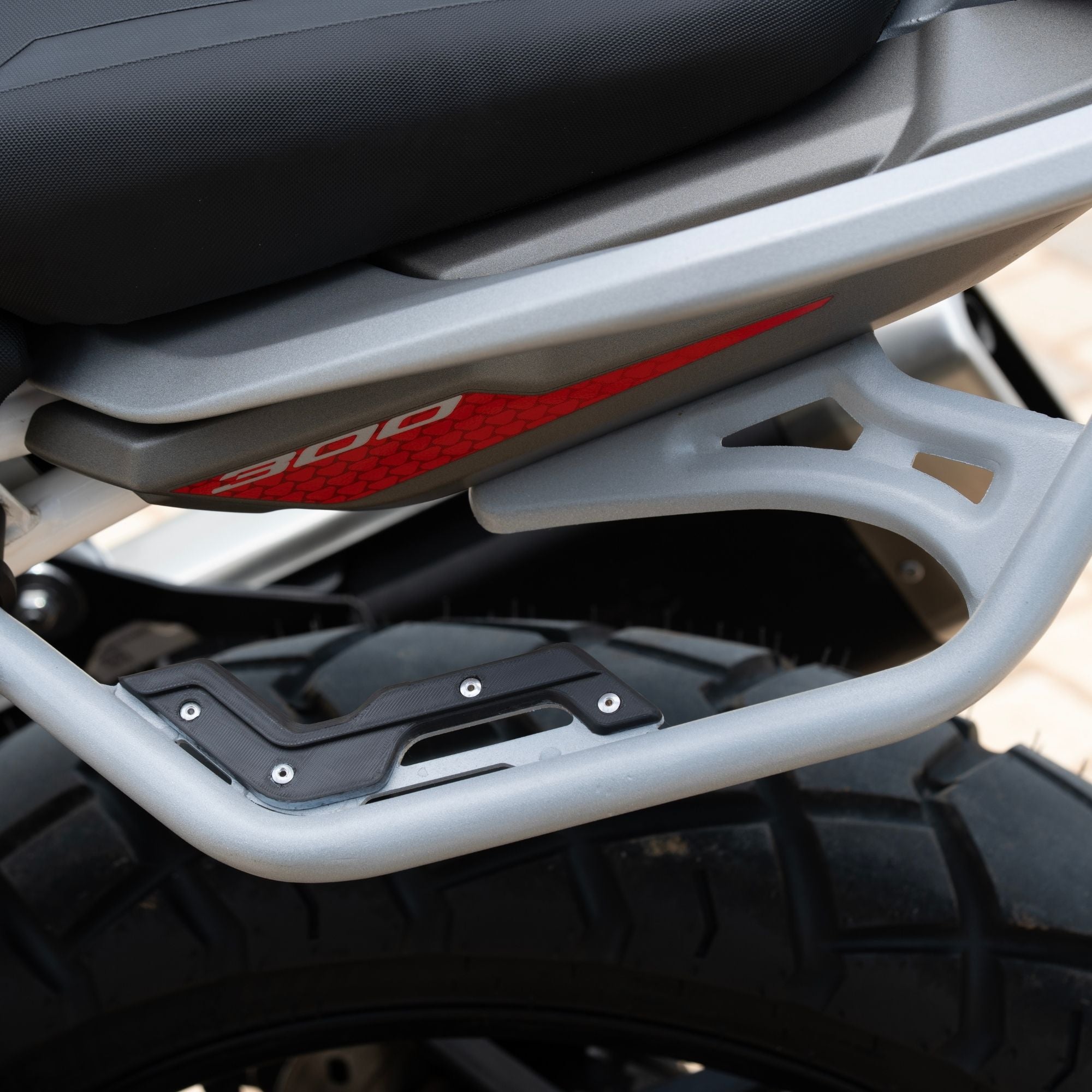 Saddle Stays (Mirage Silver) for TVS Apache RTX 300 | Auto Engina