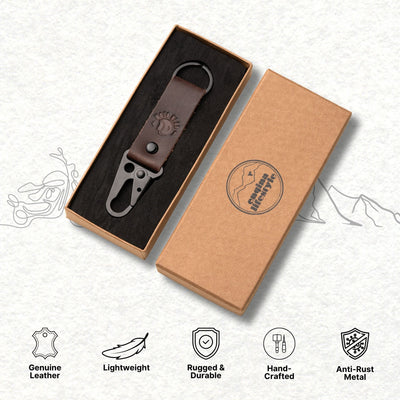 Moto Loop Leather Keychain for Bike | Engina Lifestyle