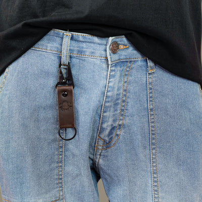 Moto Loop Leather Keychain for Bike | Engina Lifestyle