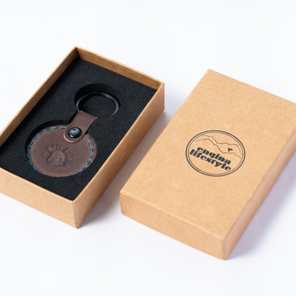 Moto Seal Leather Keychain for Bike | Engina Lifestyle