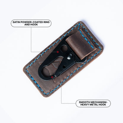 Rider's Clip Leather Key Chain Holder | Engina Lifestyle