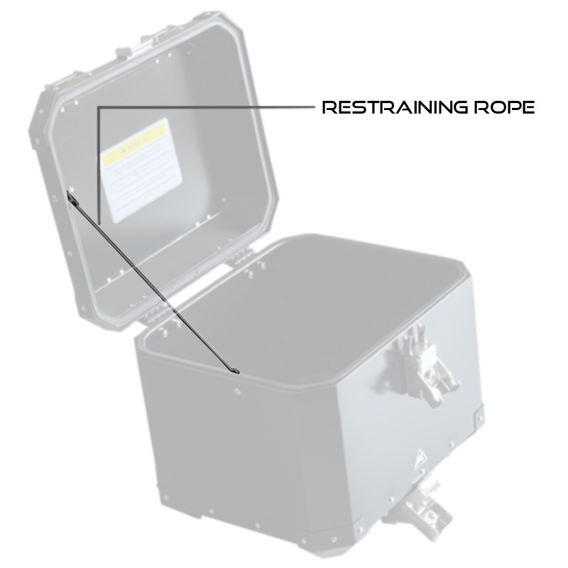 Auto Engina Restraining rope assembly for Topbox