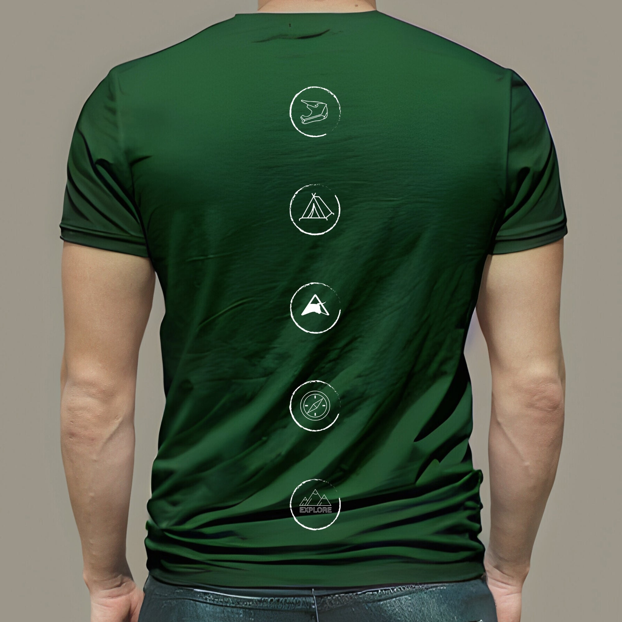 Sherpa Engine Bike Riding T Shirt | Green | Engina Lifestyle