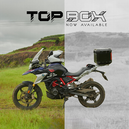 Aluminium Top Box - 42L for BMW G310GS | Black | Auto Engina