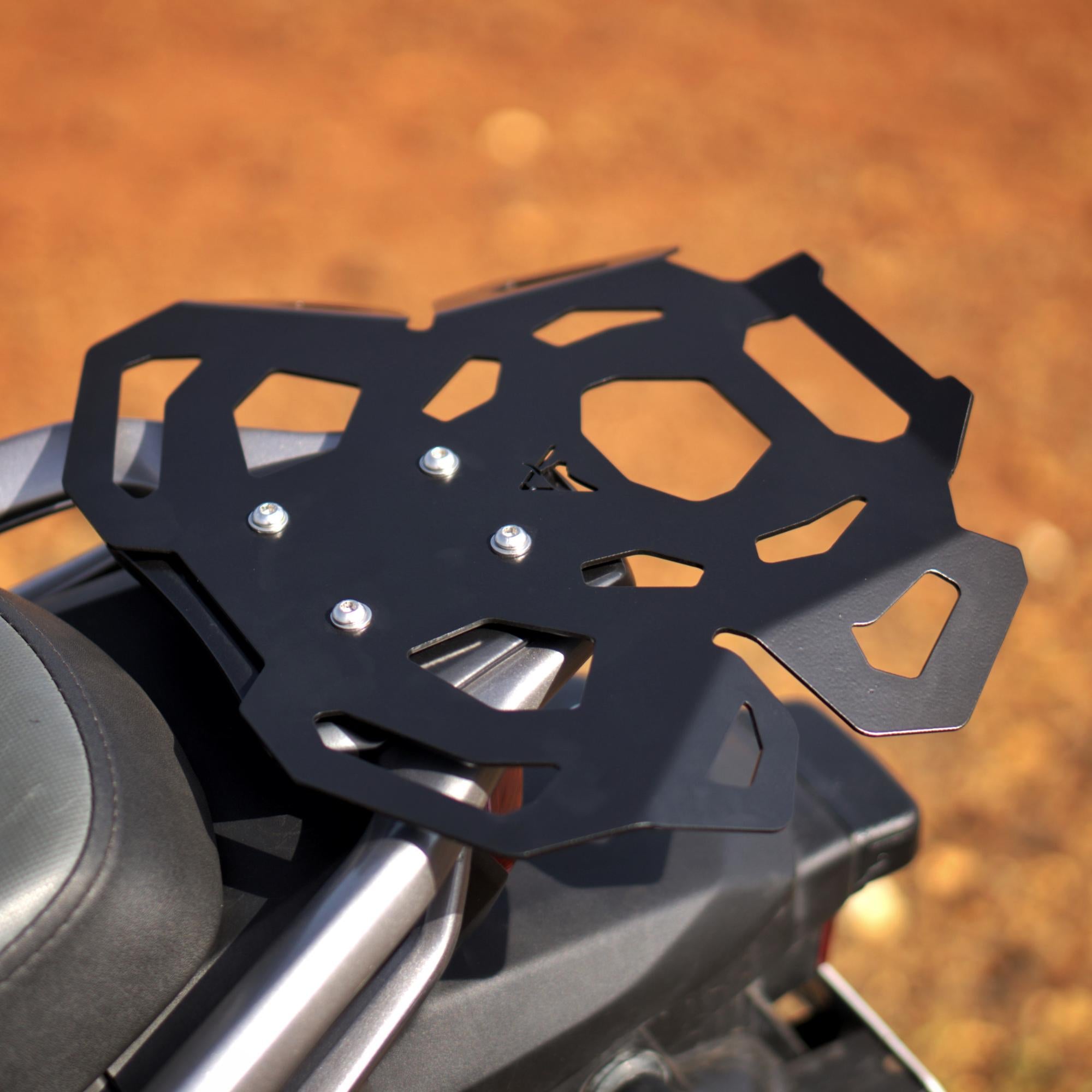 Top Rack Plate for Hero Xpulse 200 | Black | Auto Engina